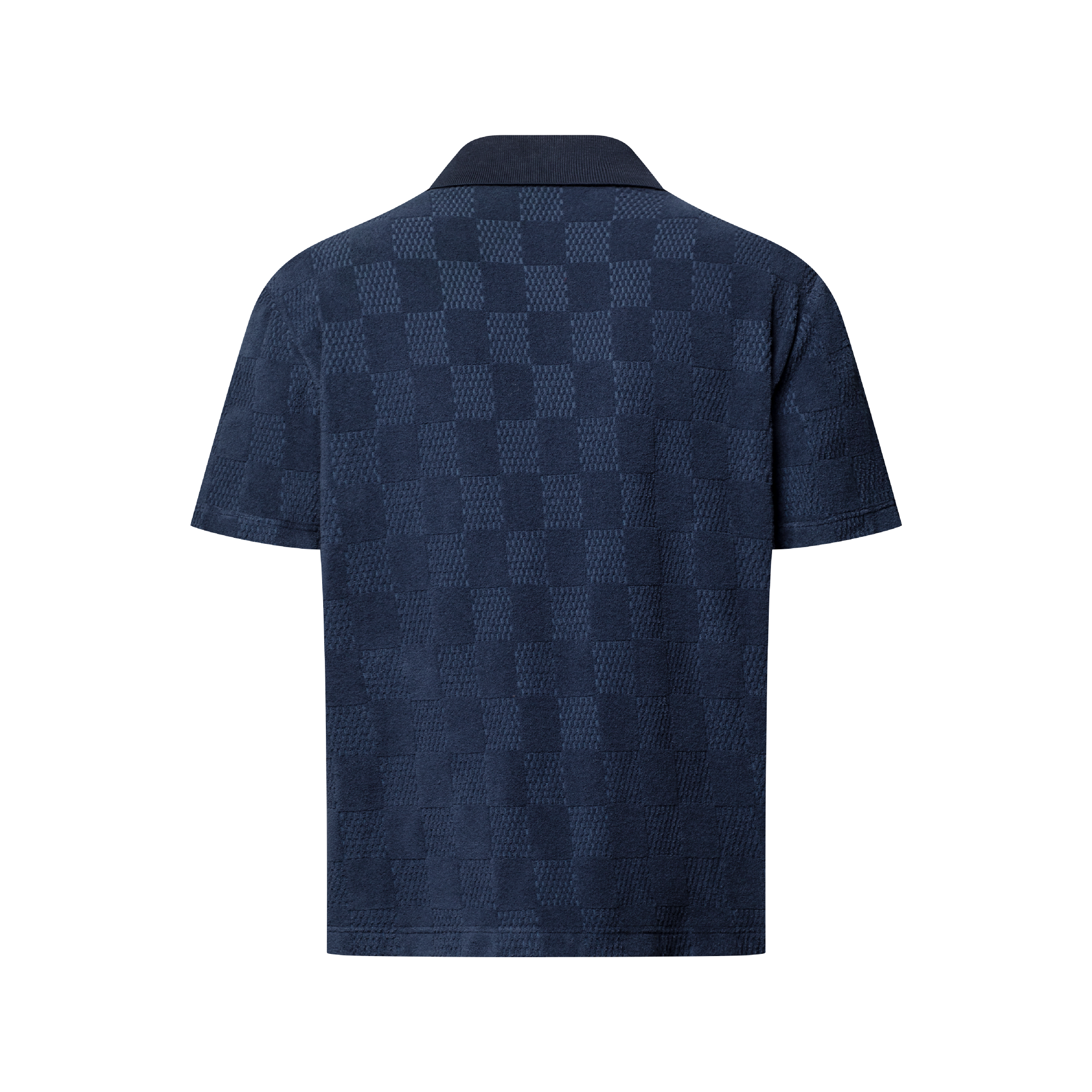 Chemise manches courtes Damier en french terry Prêtàporter de luxe